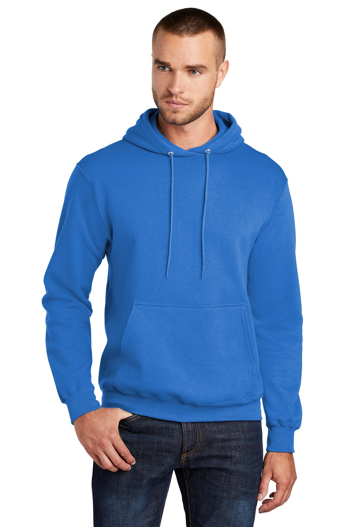Port & Company Tall Core Fleece Pullover Hooded Sweatshirt PC78HT – BT  Imprintables Shirts