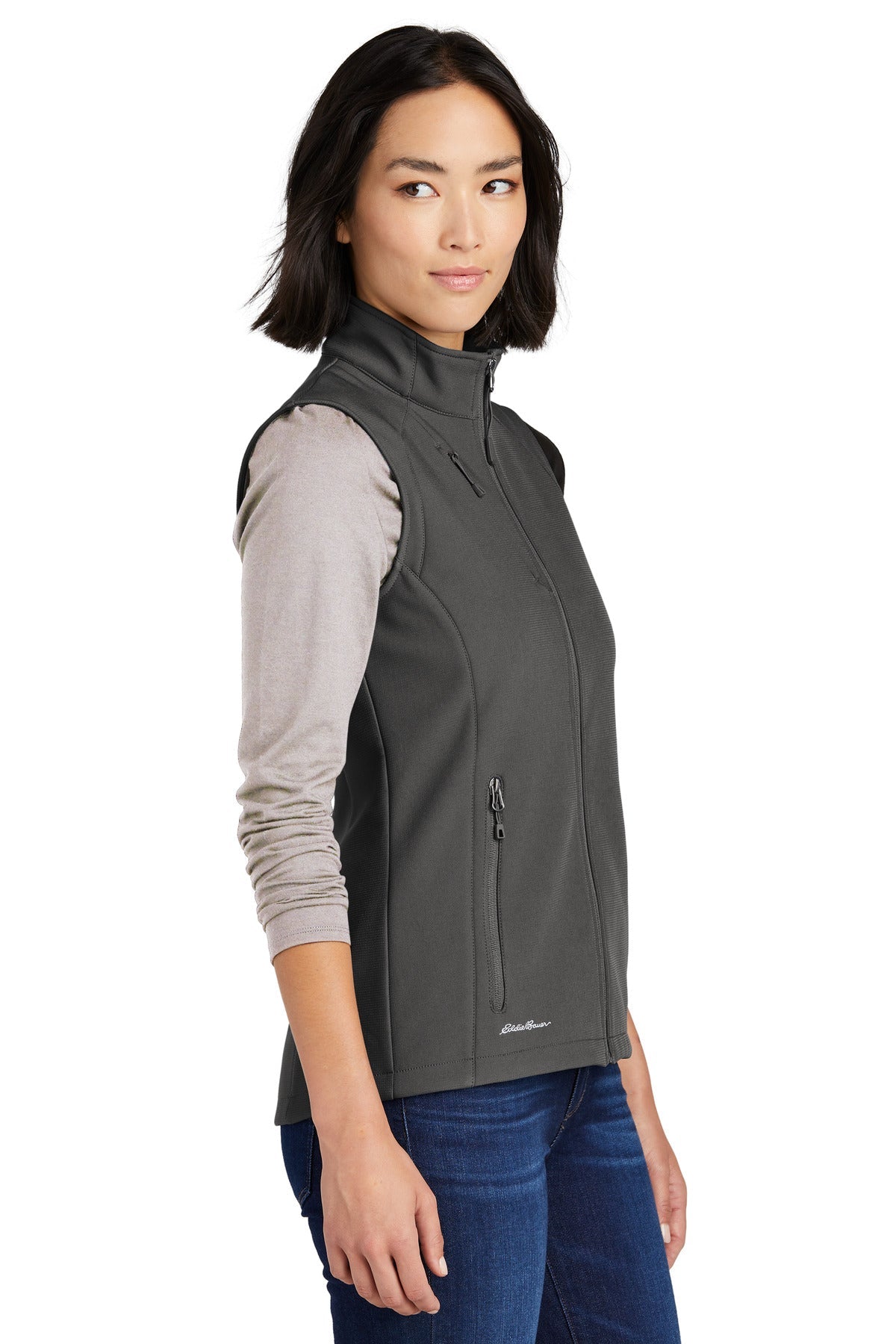 Eddie Bauer Ladies Stretch Soft Shell Vest EB547 - BT Imprintables Shirts