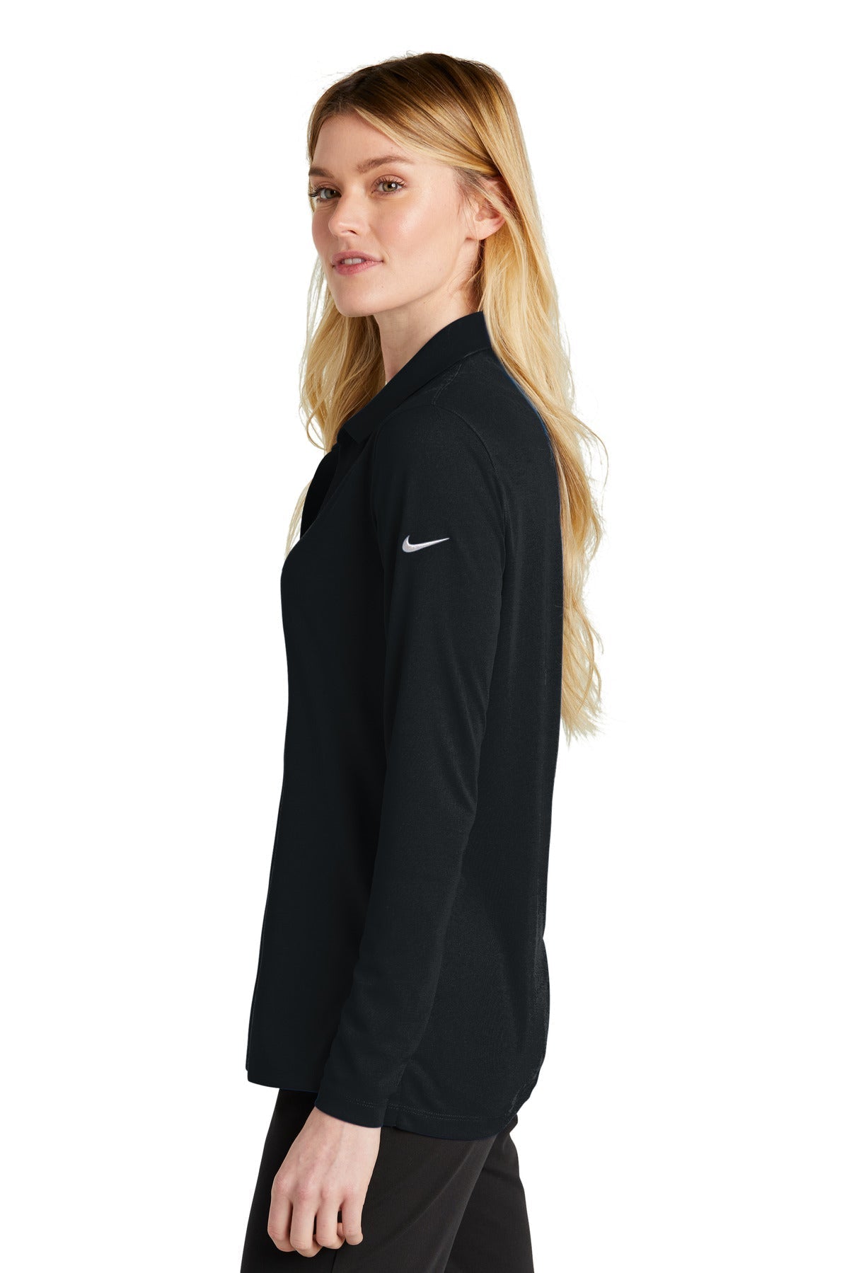 Nike Ladies Dri-FIT Micro Pique 2.0 Long Sleeve Polo NKDC2105 - BT Imprintables Shirts
