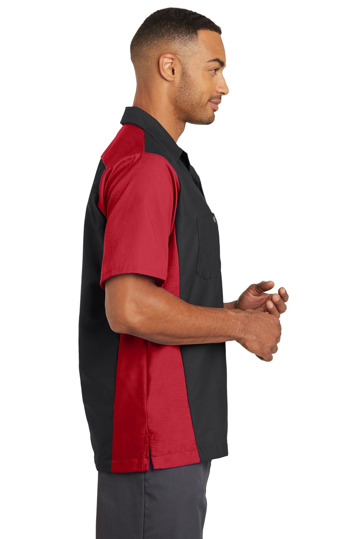 Red Kap Short Sleeve Ripstop Crew Shirt. SY20 - BT Imprintables Shirts