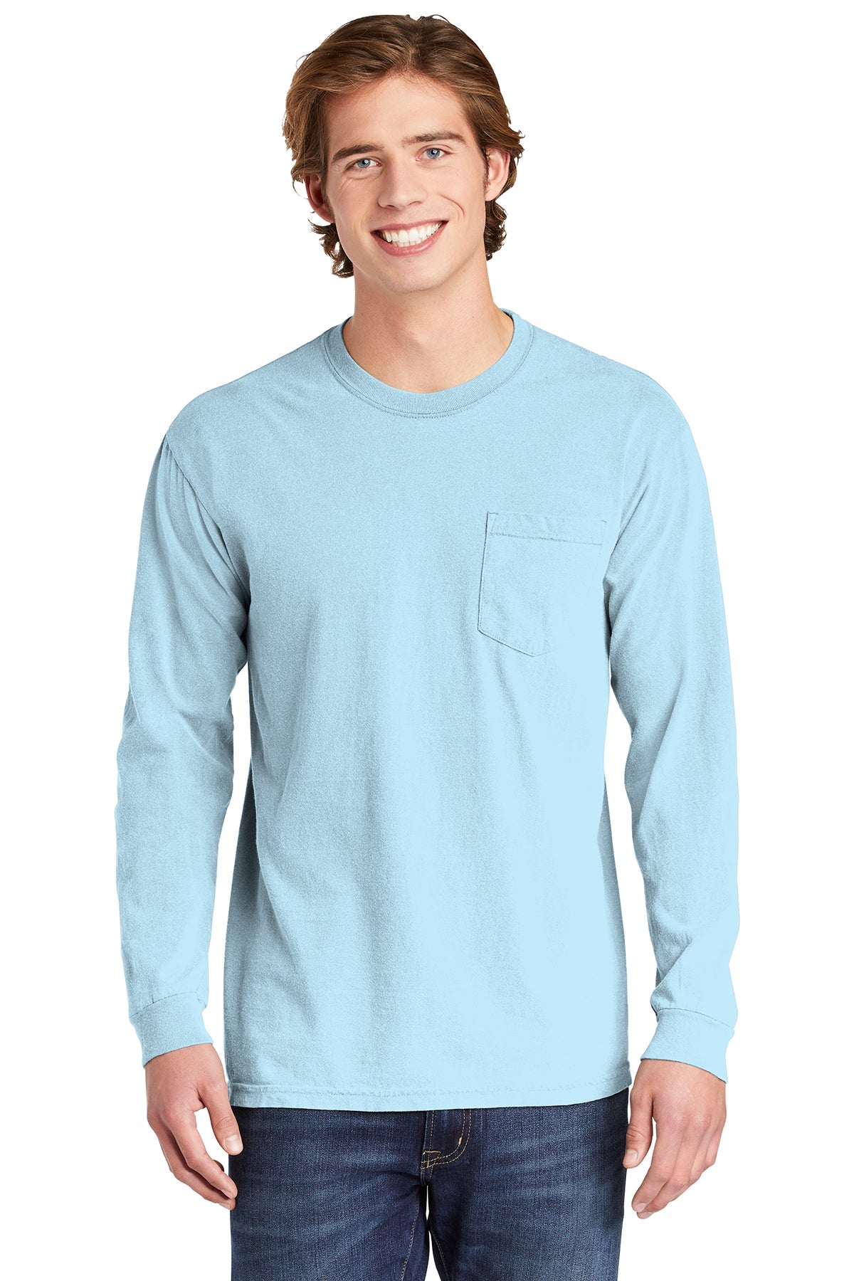 Comfort Colors Heavyweight  Long Sleeve Pocket Tee - BT Imprintables Shirts