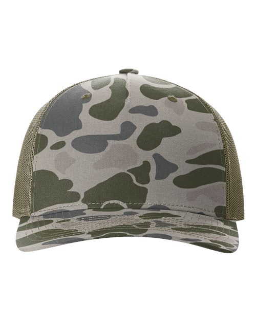 Printed Five-Panel Trucker Cap