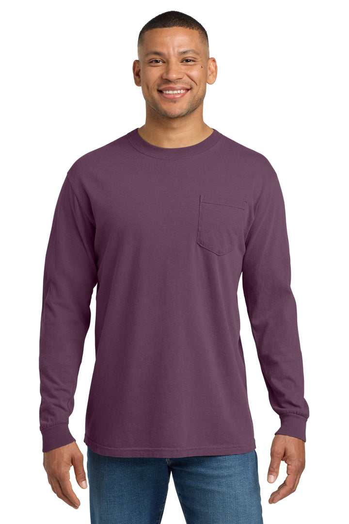 Comfort Colors 4410 COMFORT COLORS  Heavyweight Ring Spun Long Sleeve Pocket Tee