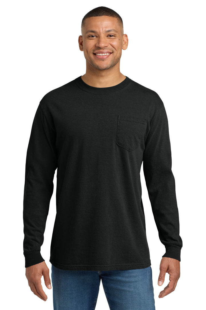 Comfort Colors 4410 COMFORT COLORS  Heavyweight Ring Spun Long Sleeve Pocket Tee