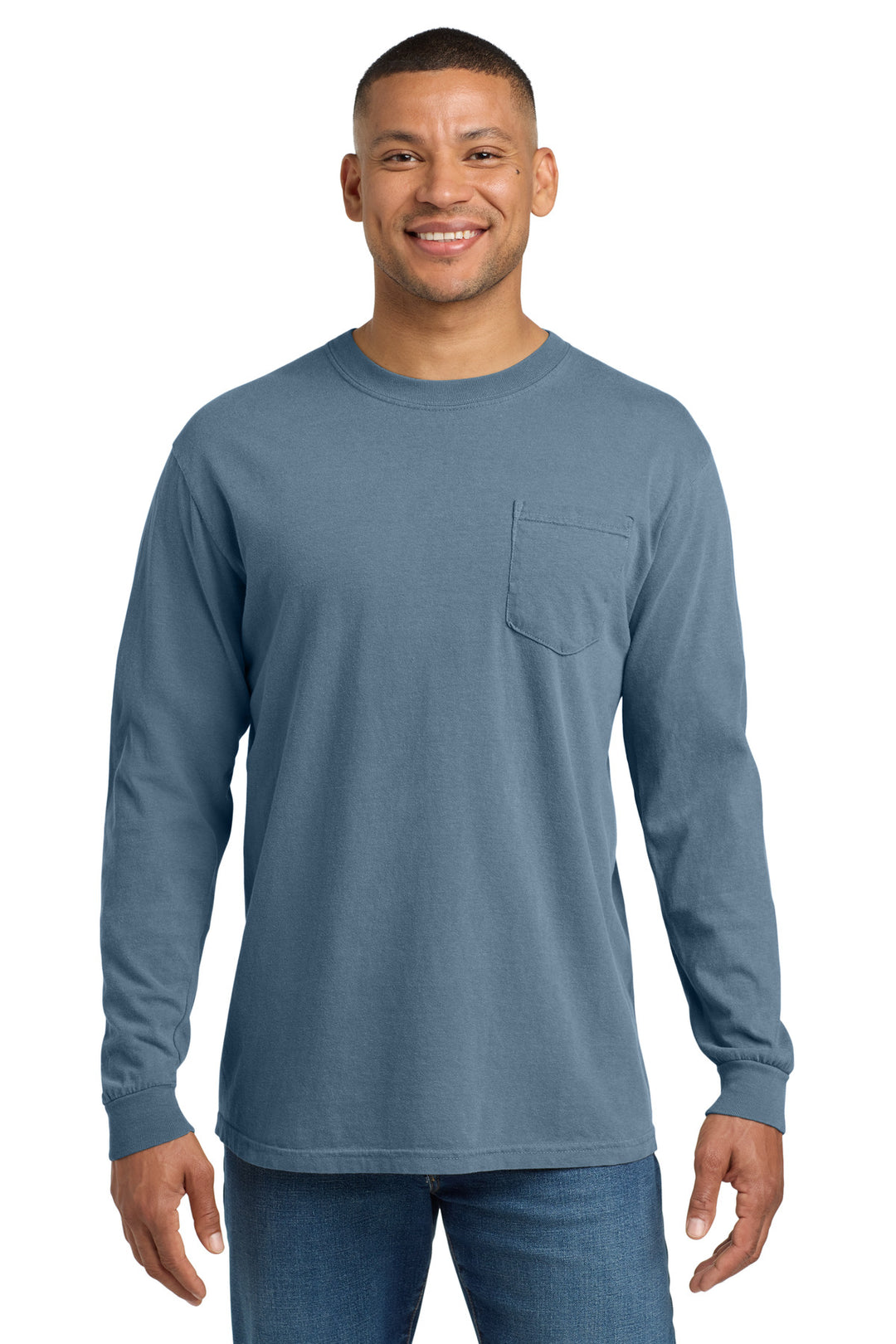 Comfort Colors 4410 COMFORT COLORS  Heavyweight Ring Spun Long Sleeve Pocket Tee