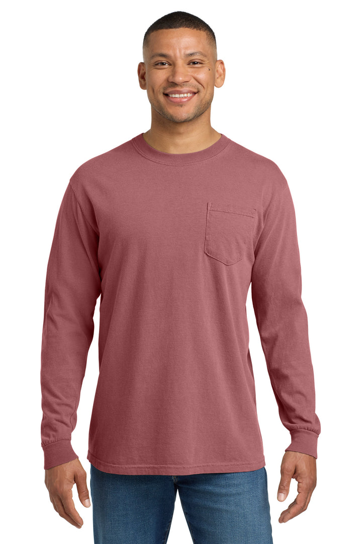 Comfort Colors 4410 COMFORT COLORS  Heavyweight Ring Spun Long Sleeve Pocket Tee