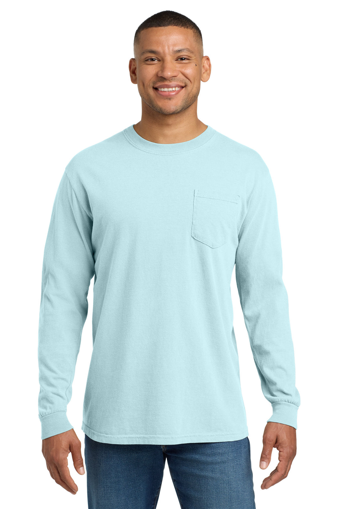 Comfort Colors 4410 COMFORT COLORS  Heavyweight Ring Spun Long Sleeve Pocket Tee