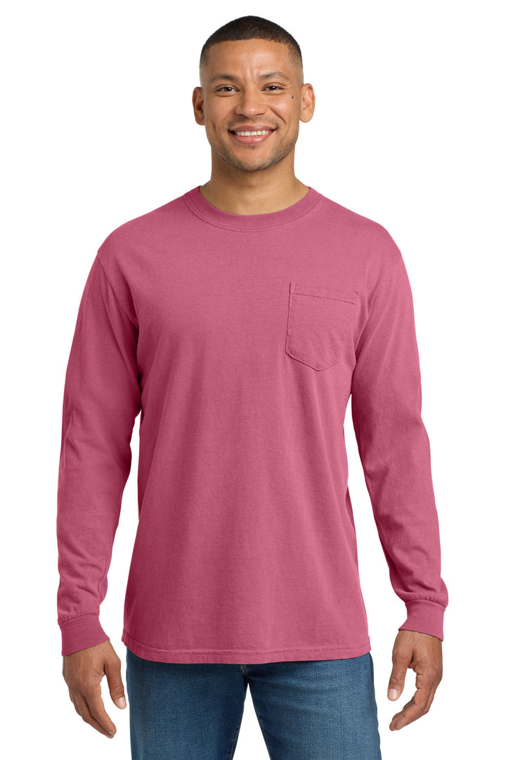 Comfort Colors 4410 COMFORT COLORS  Heavyweight Ring Spun Long Sleeve Pocket Tee