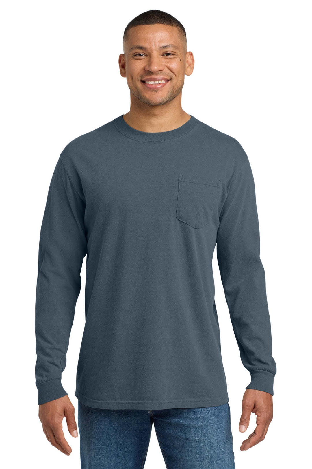 Comfort Colors 4410 COMFORT COLORS  Heavyweight Ring Spun Long Sleeve Pocket Tee