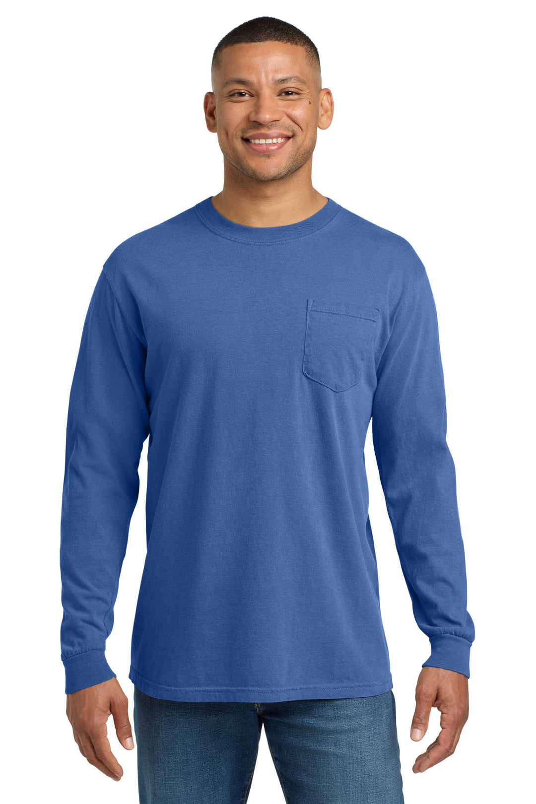 Comfort Colors 4410 COMFORT COLORS  Heavyweight Ring Spun Long Sleeve Pocket Tee