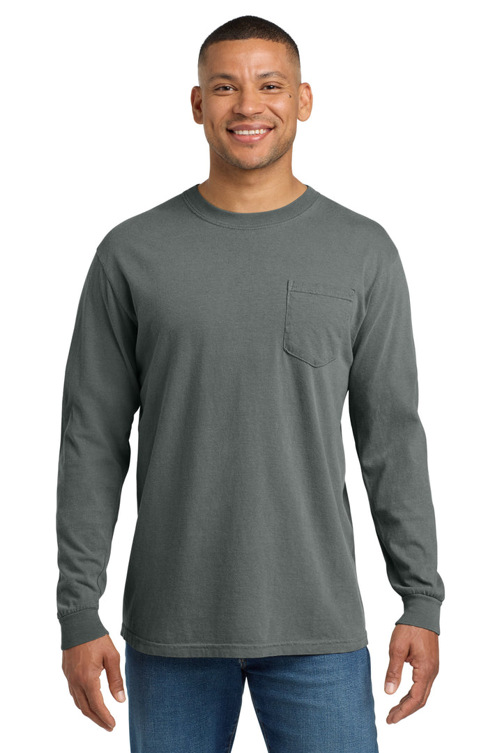 Comfort Colors 4410 COMFORT COLORS  Heavyweight Ring Spun Long Sleeve Pocket Tee