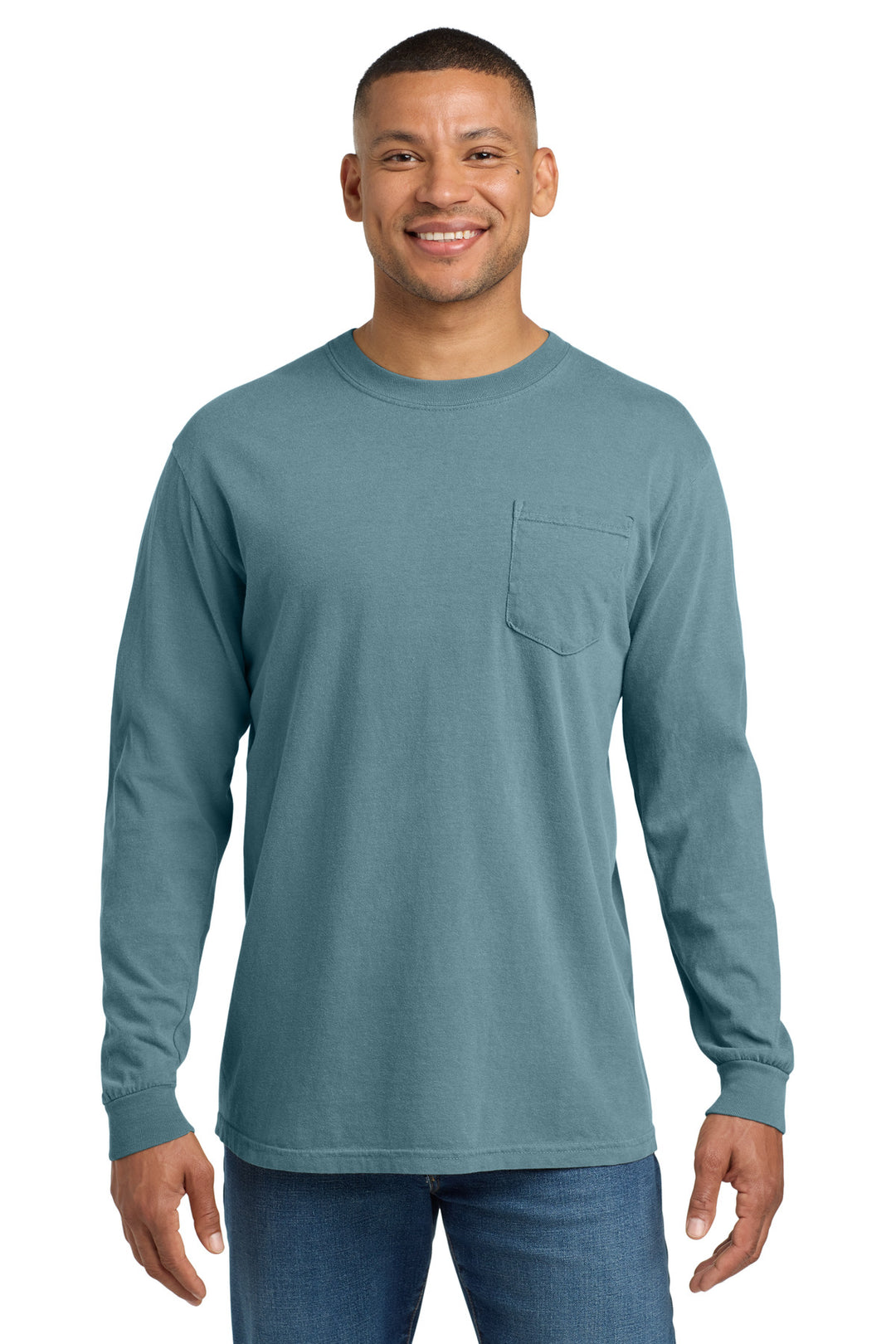Comfort Colors 4410 COMFORT COLORS  Heavyweight Ring Spun Long Sleeve Pocket Tee