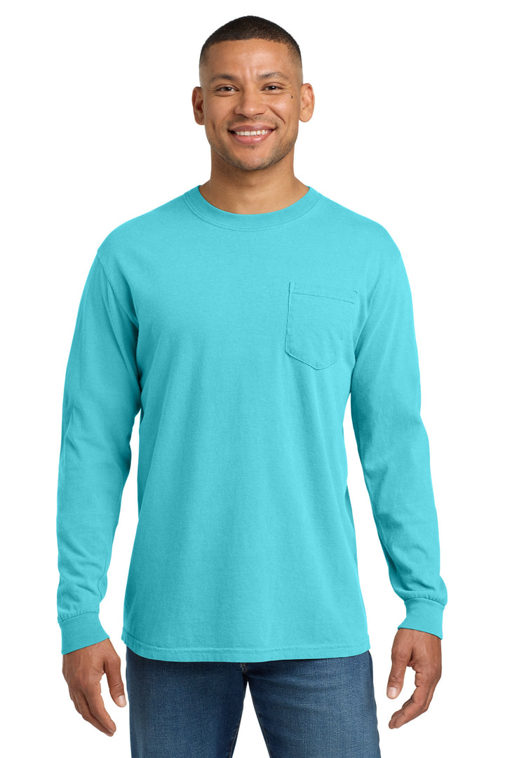 Comfort Colors 4410 COMFORT COLORS  Heavyweight Ring Spun Long Sleeve Pocket Tee