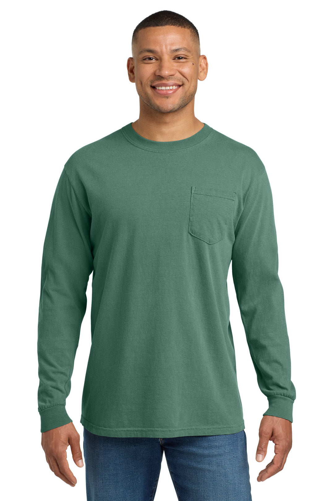 Comfort Colors 4410 COMFORT COLORS  Heavyweight Ring Spun Long Sleeve Pocket Tee