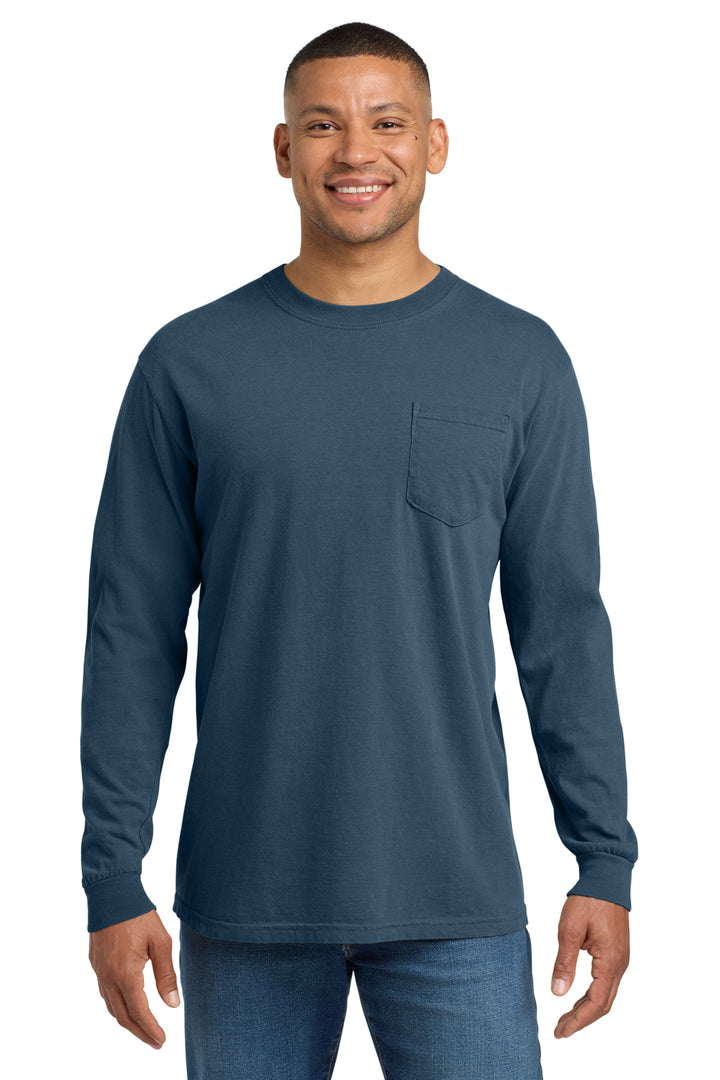 Comfort Colors 4410 COMFORT COLORS  Heavyweight Ring Spun Long Sleeve Pocket Tee