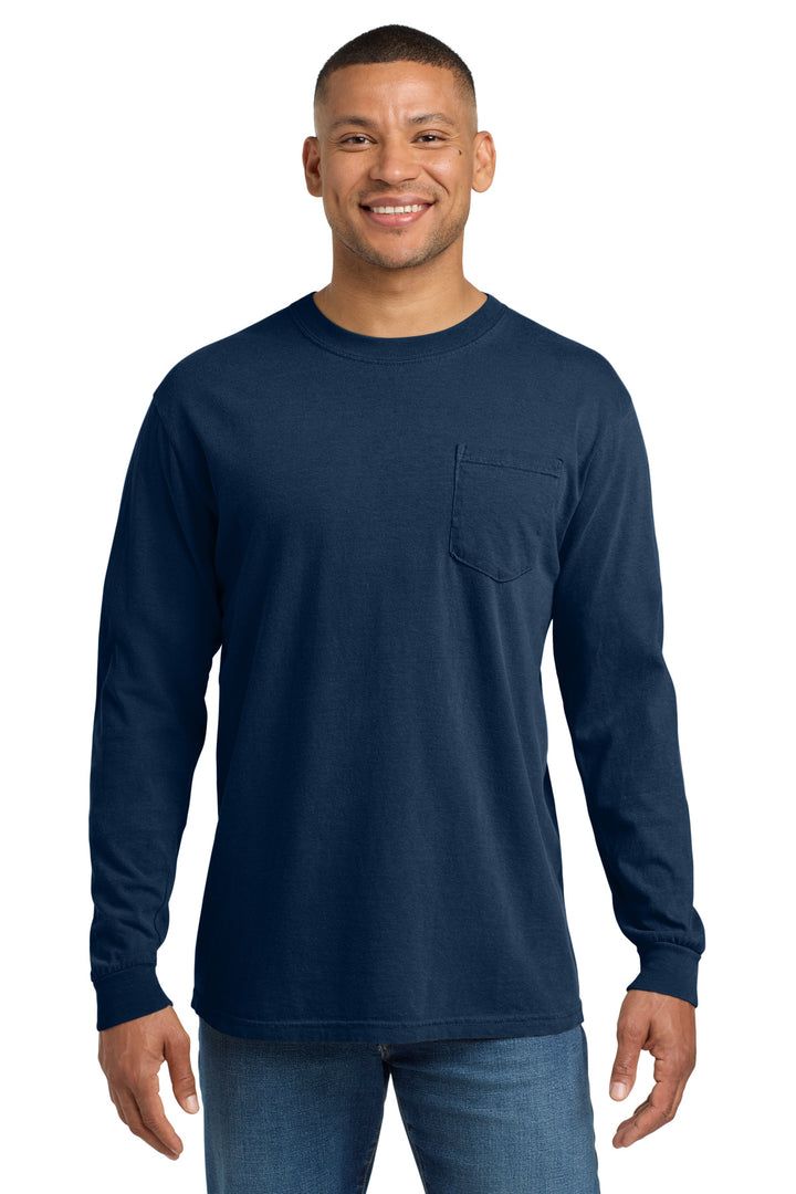Comfort Colors 4410 COMFORT COLORS  Heavyweight Ring Spun Long Sleeve Pocket Tee
