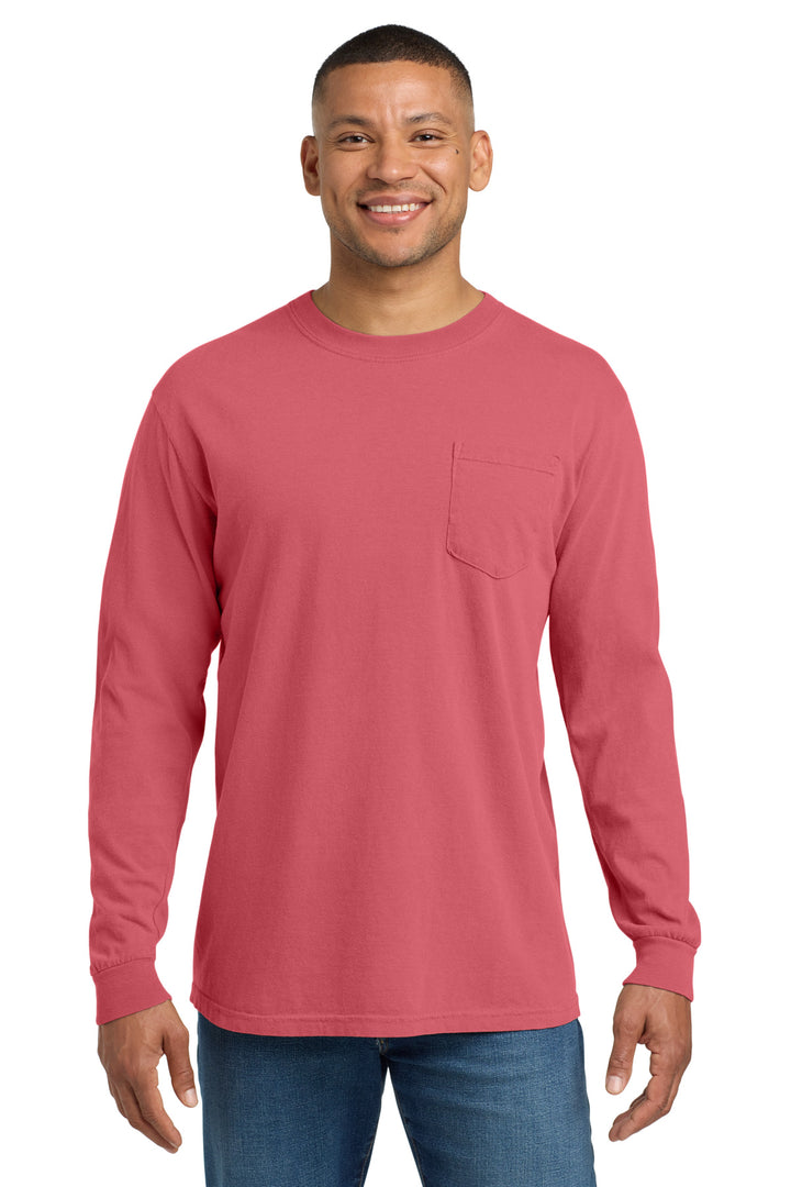 Comfort Colors 4410 COMFORT COLORS  Heavyweight Ring Spun Long Sleeve Pocket Tee