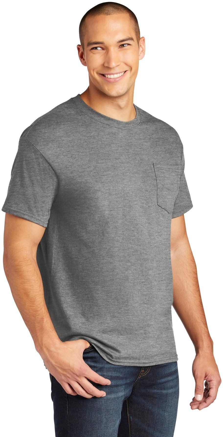 Gildan Heavy Cotton 100% Cotton Pocket T-Shirt. 5300