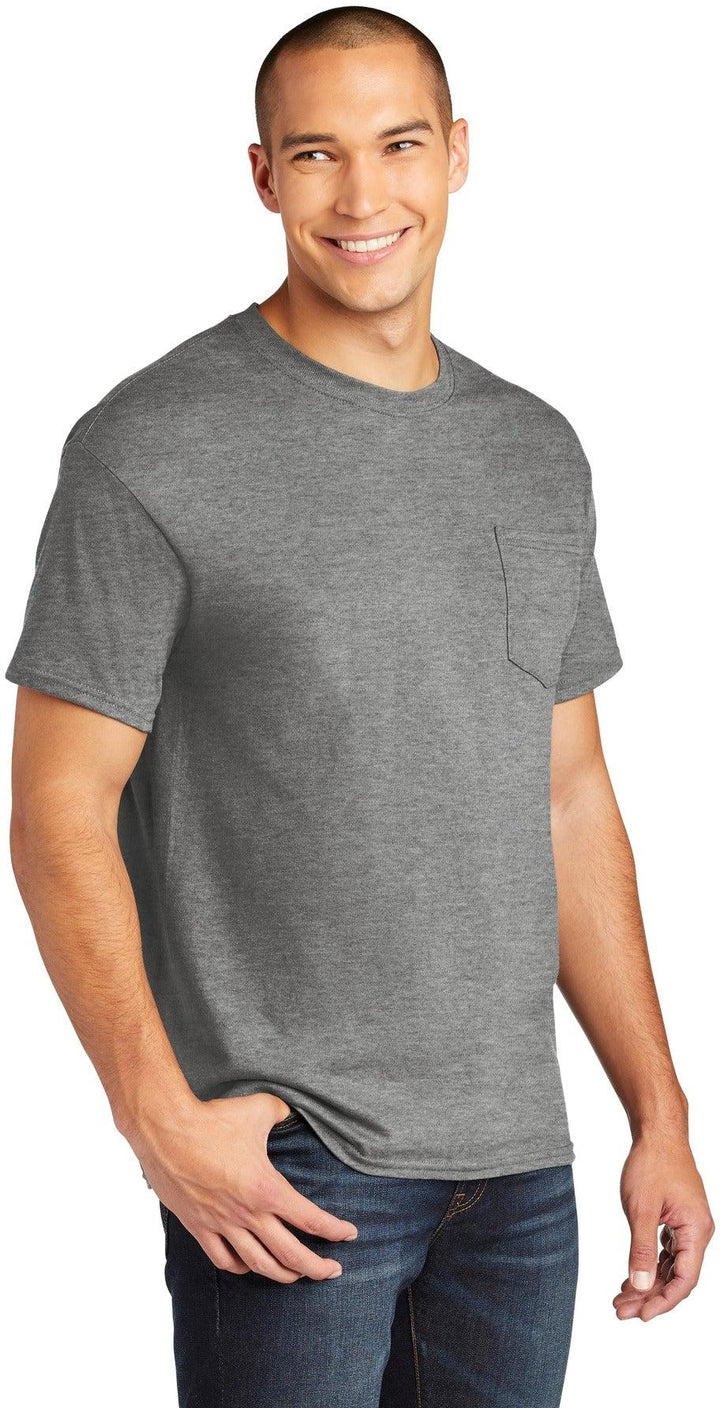 Gildan Heavy Cotton 100% Cotton Pocket T-Shirt. 5300