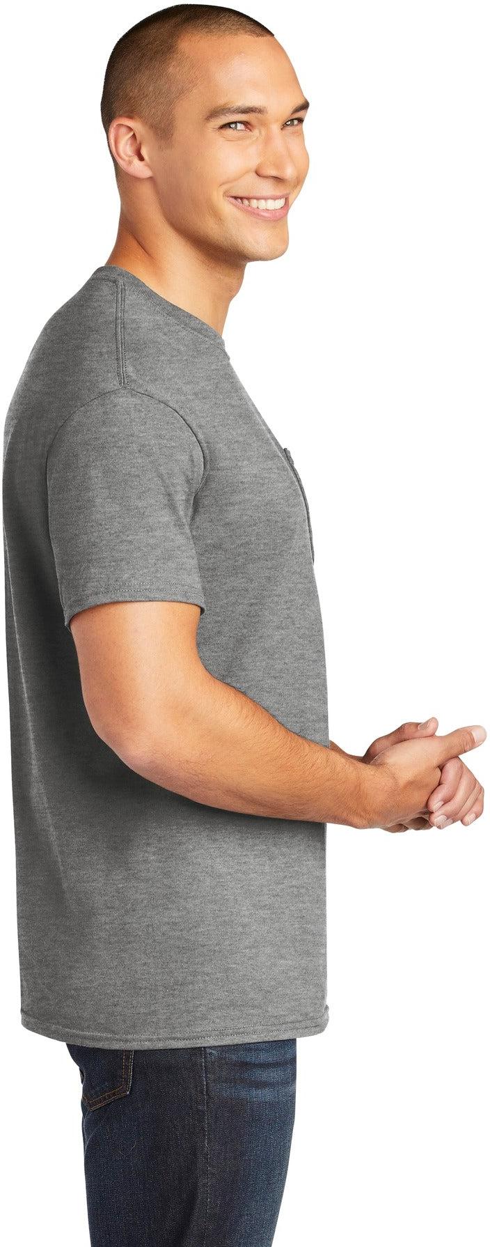 Gildan Heavy Cotton 100% Cotton Pocket T-Shirt. 5300