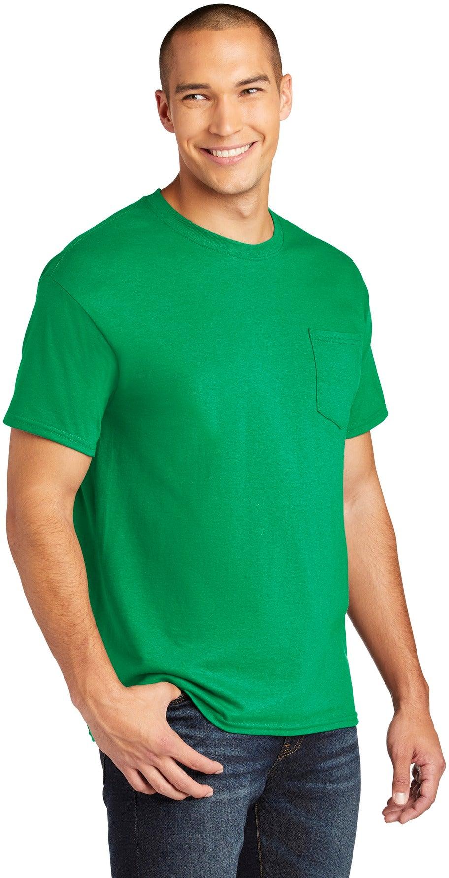 Gildan Heavy Cotton 100% Cotton Pocket T-Shirt. 5300