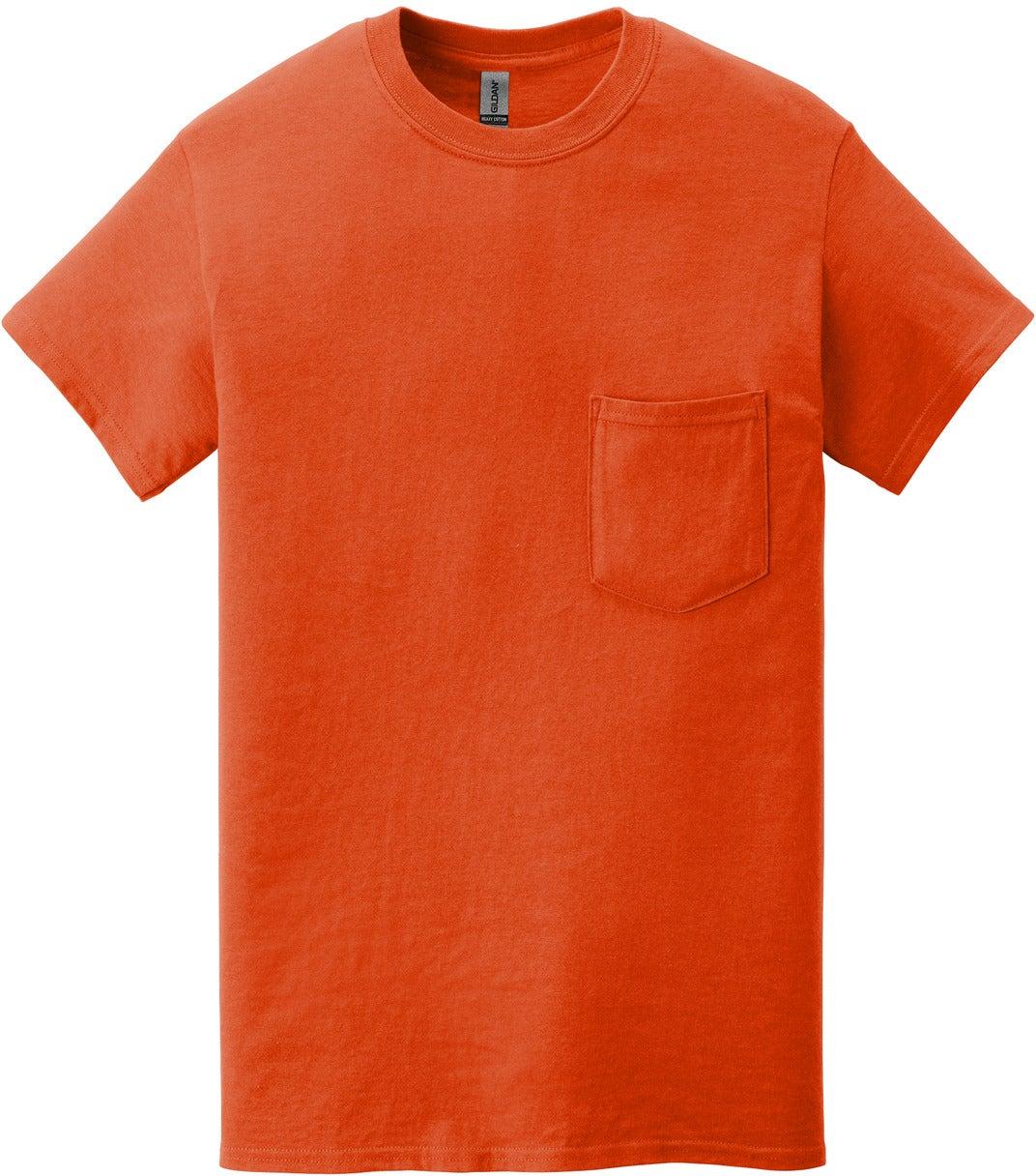 Gildan Heavy Cotton 100% Cotton Pocket T-Shirt. 5300