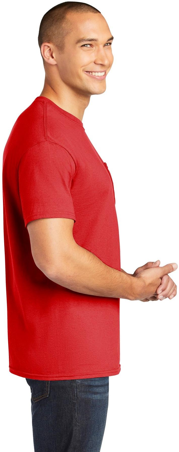 Gildan Heavy Cotton 100% Cotton Pocket T-Shirt. 5300