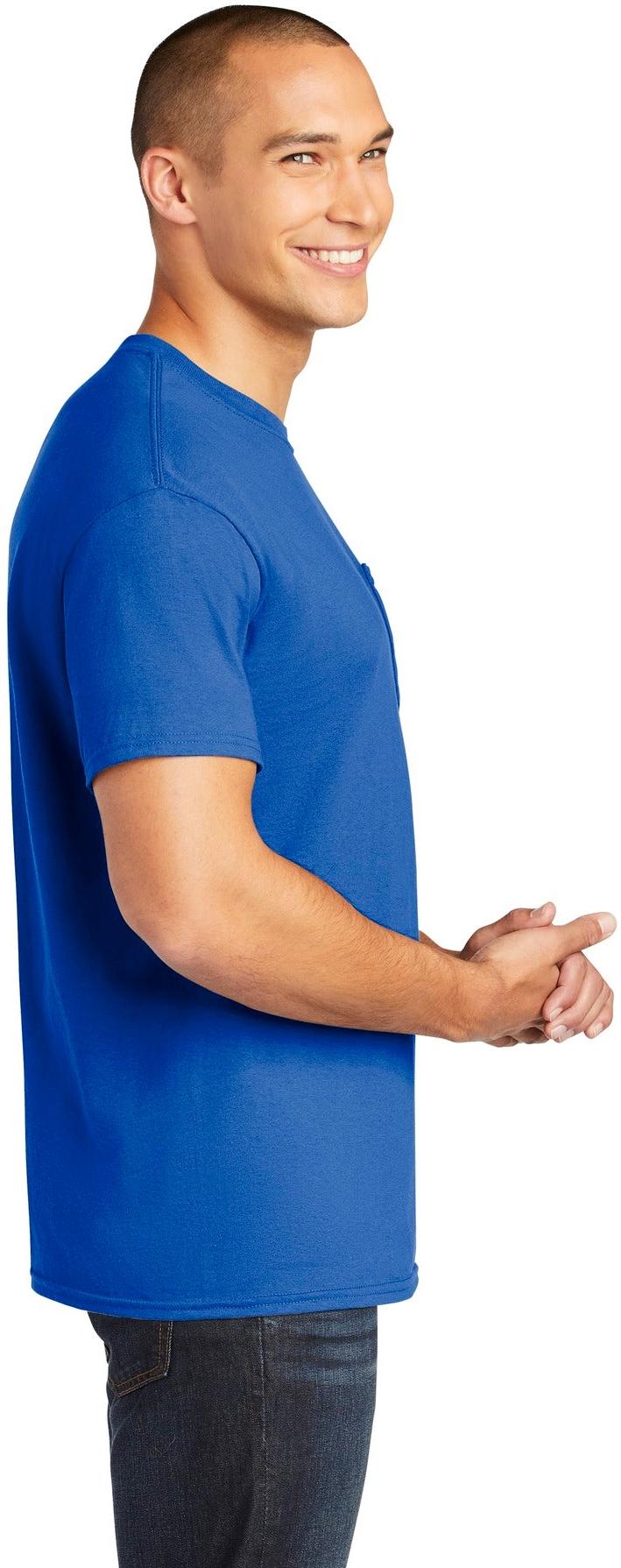 Gildan Heavy Cotton 100% Cotton Pocket T-Shirt. 5300