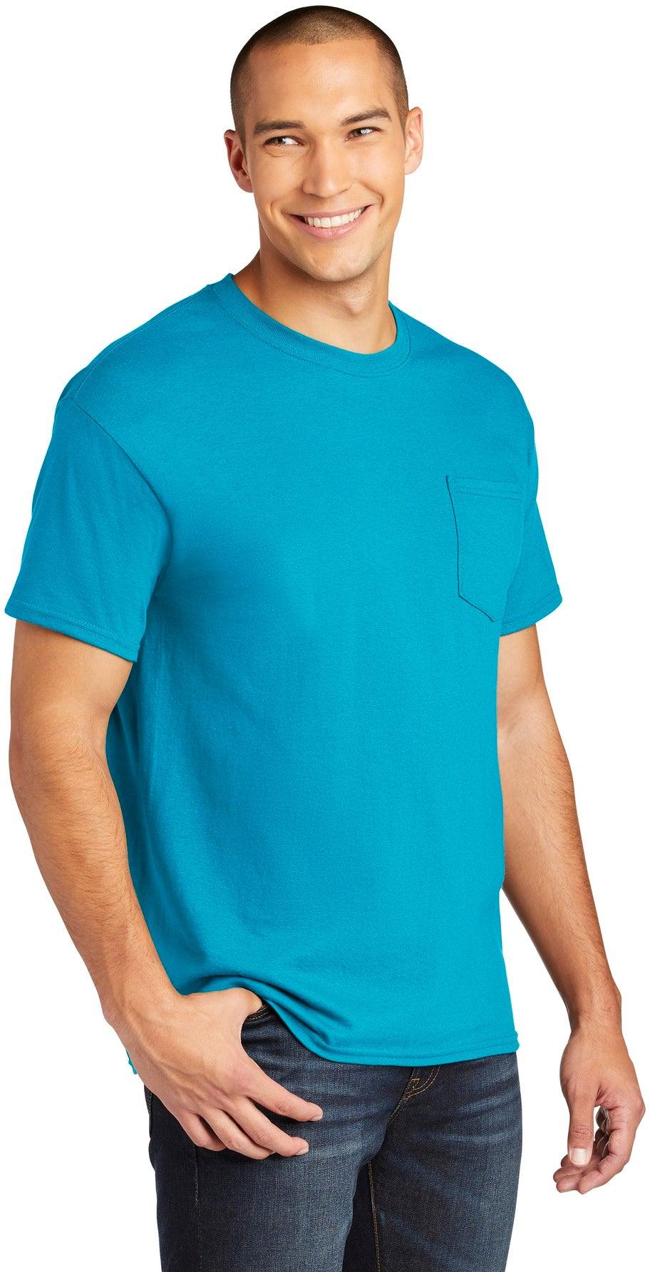 Gildan Heavy Cotton 100% Cotton Pocket T-Shirt. 5300