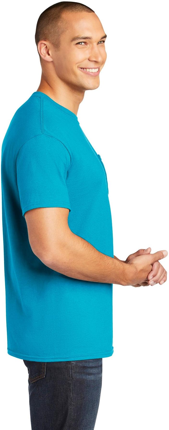 Gildan Heavy Cotton 100% Cotton Pocket T-Shirt. 5300