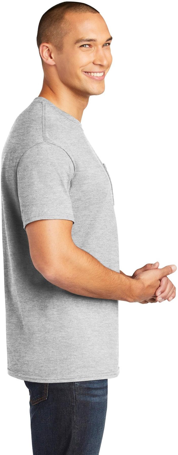 Gildan Heavy Cotton 100% Cotton Pocket T-Shirt. 5300