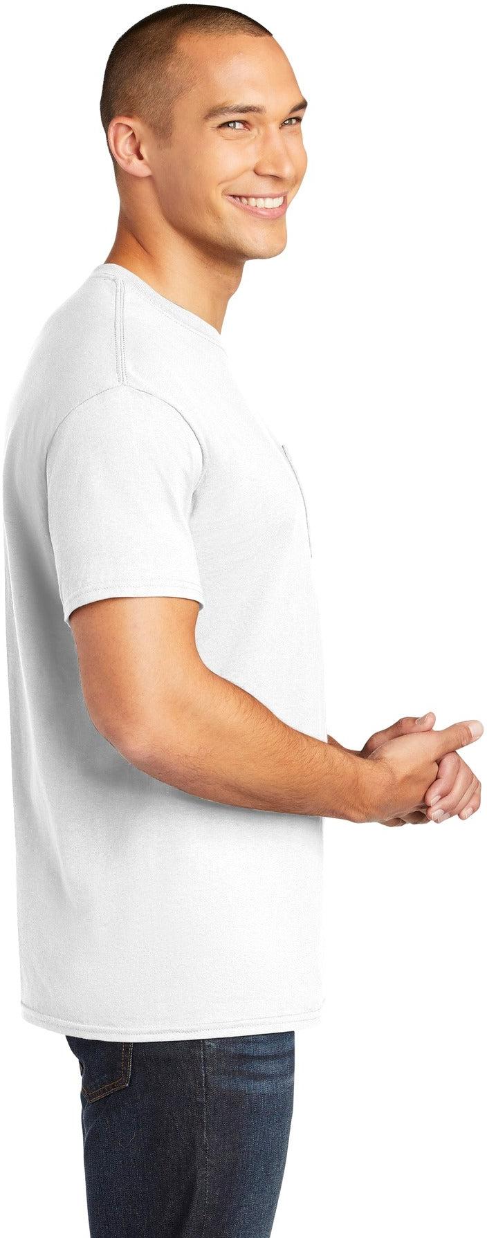 Gildan Heavy Cotton 100% Cotton Pocket T-Shirt. 5300