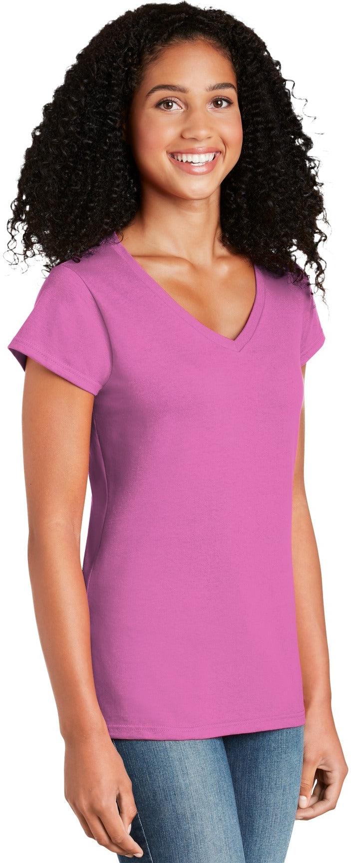 Gildan Softstyle Women's Fit V-Neck T-Shirt. 64V00L