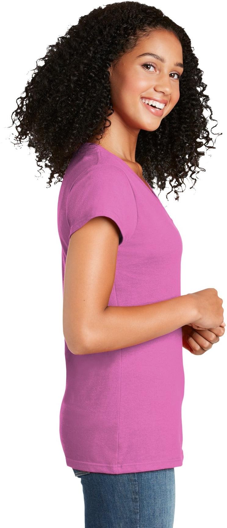 Gildan Softstyle Women's Fit V-Neck T-Shirt. 64V00L