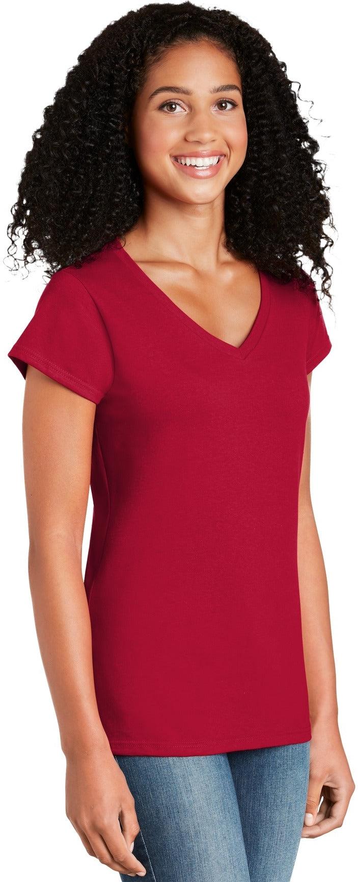Gildan Softstyle Women's Fit V-Neck T-Shirt. 64V00L