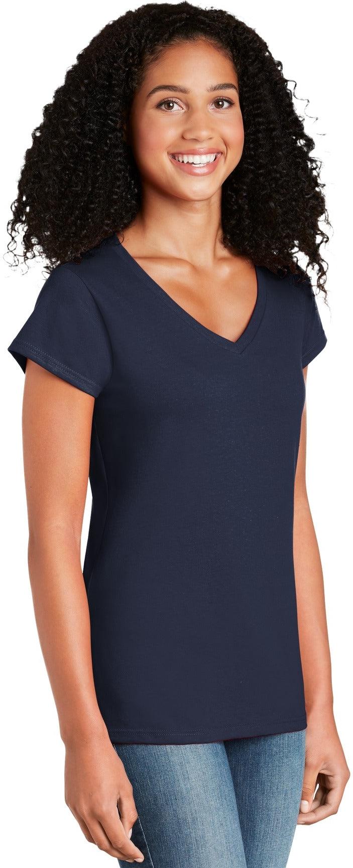 Gildan Softstyle Women's Fit V-Neck T-Shirt. 64V00L