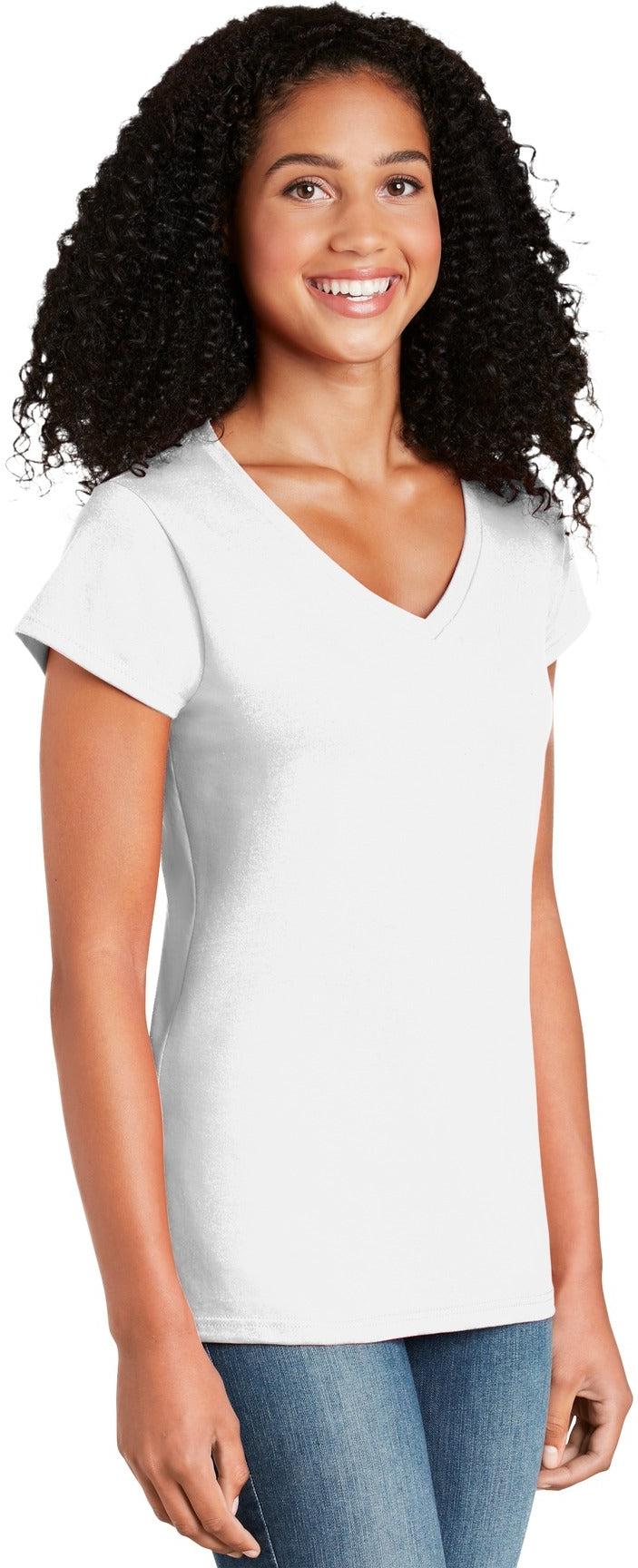 Gildan Softstyle Women's Fit V-Neck T-Shirt. 64V00L