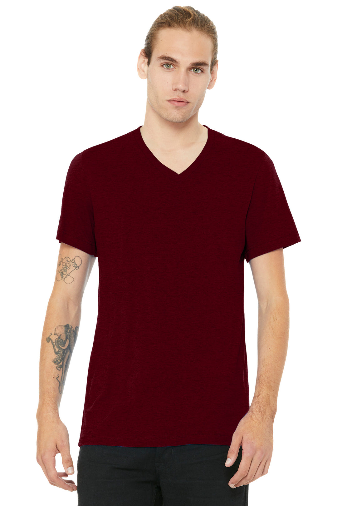 Bella + Canvas BC3005CVC BELLA+CANVAS  Unisex Heather CVC V-Neck Tee