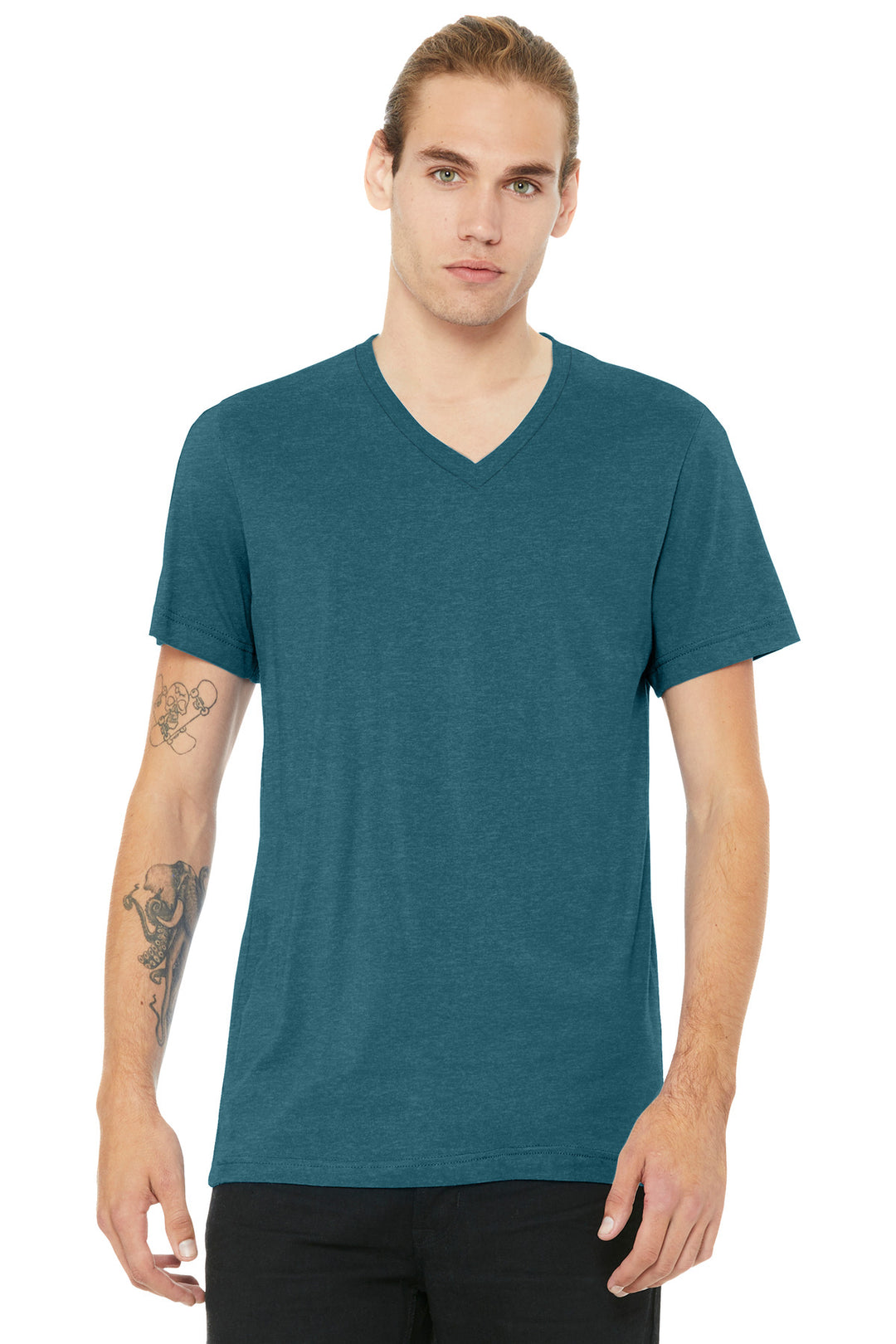 Bella + Canvas BC3005CVC BELLA+CANVAS  Unisex Heather CVC V-Neck Tee