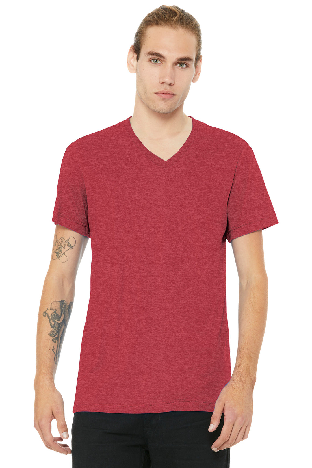 Bella + Canvas BC3005CVC BELLA+CANVAS  Unisex Heather CVC V-Neck Tee