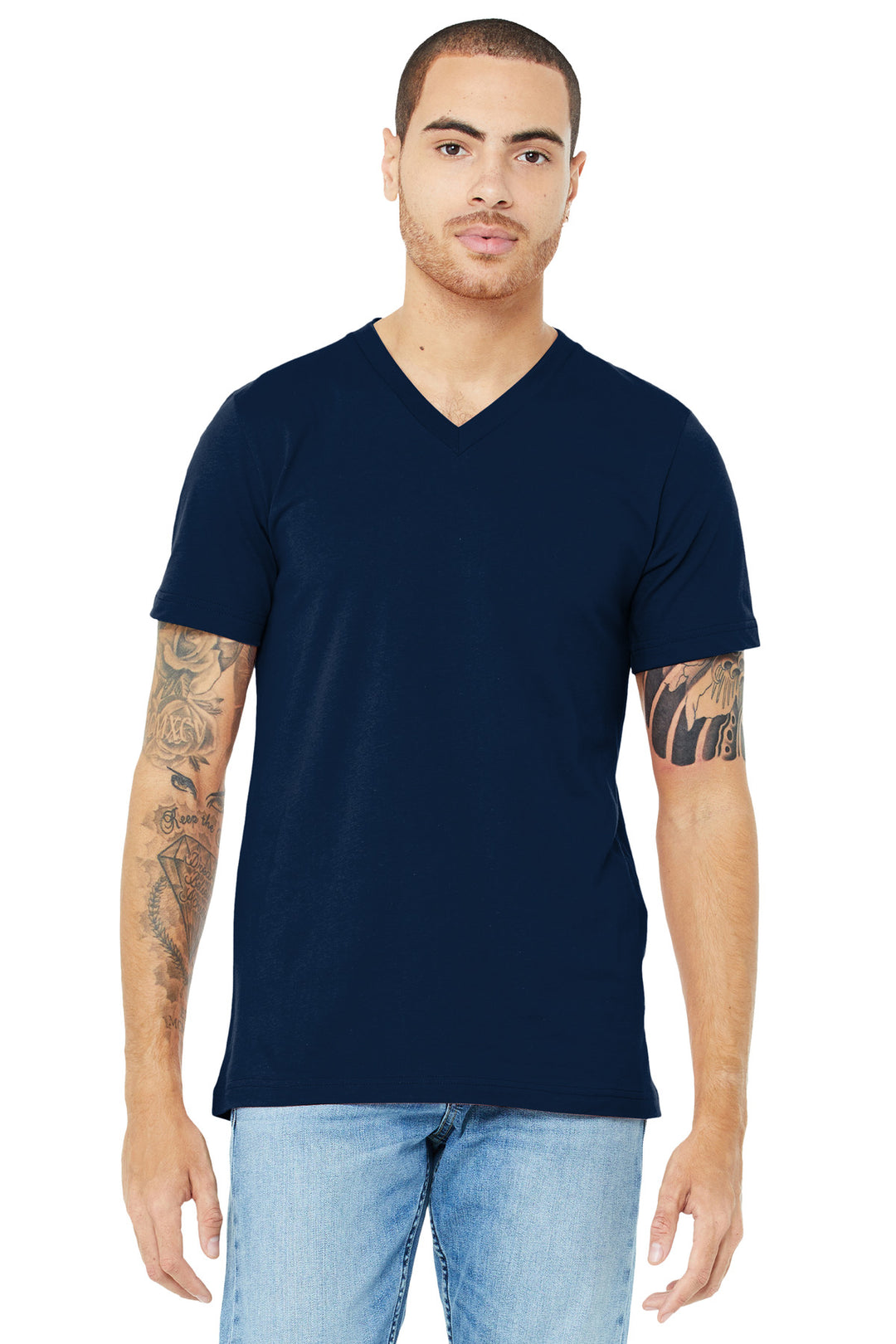 Bella + Canvas BC3005 BELLA+CANVAS  Unisex Jersey Short Sleeve V-Neck Tee
