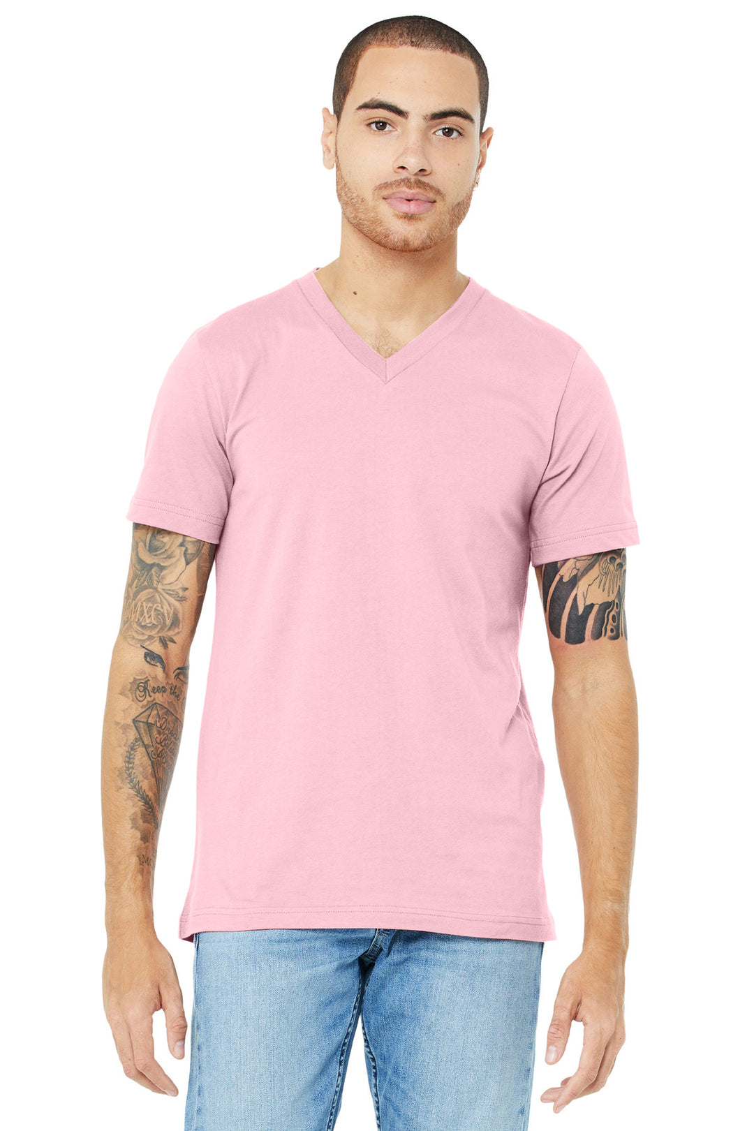 Bella + Canvas BC3005 BELLA+CANVAS  Unisex Jersey Short Sleeve V-Neck Tee