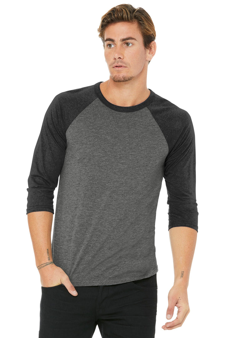 Bella + Canvas BC3200 BELLA+CANVAS  Unisex 3/4-Sleeve Baseball Tee