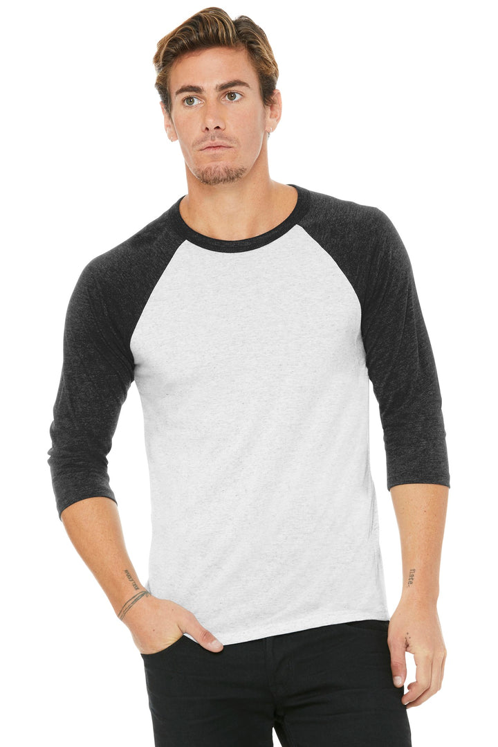 Bella + Canvas BC3200 BELLA+CANVAS  Unisex 3/4-Sleeve Baseball Tee
