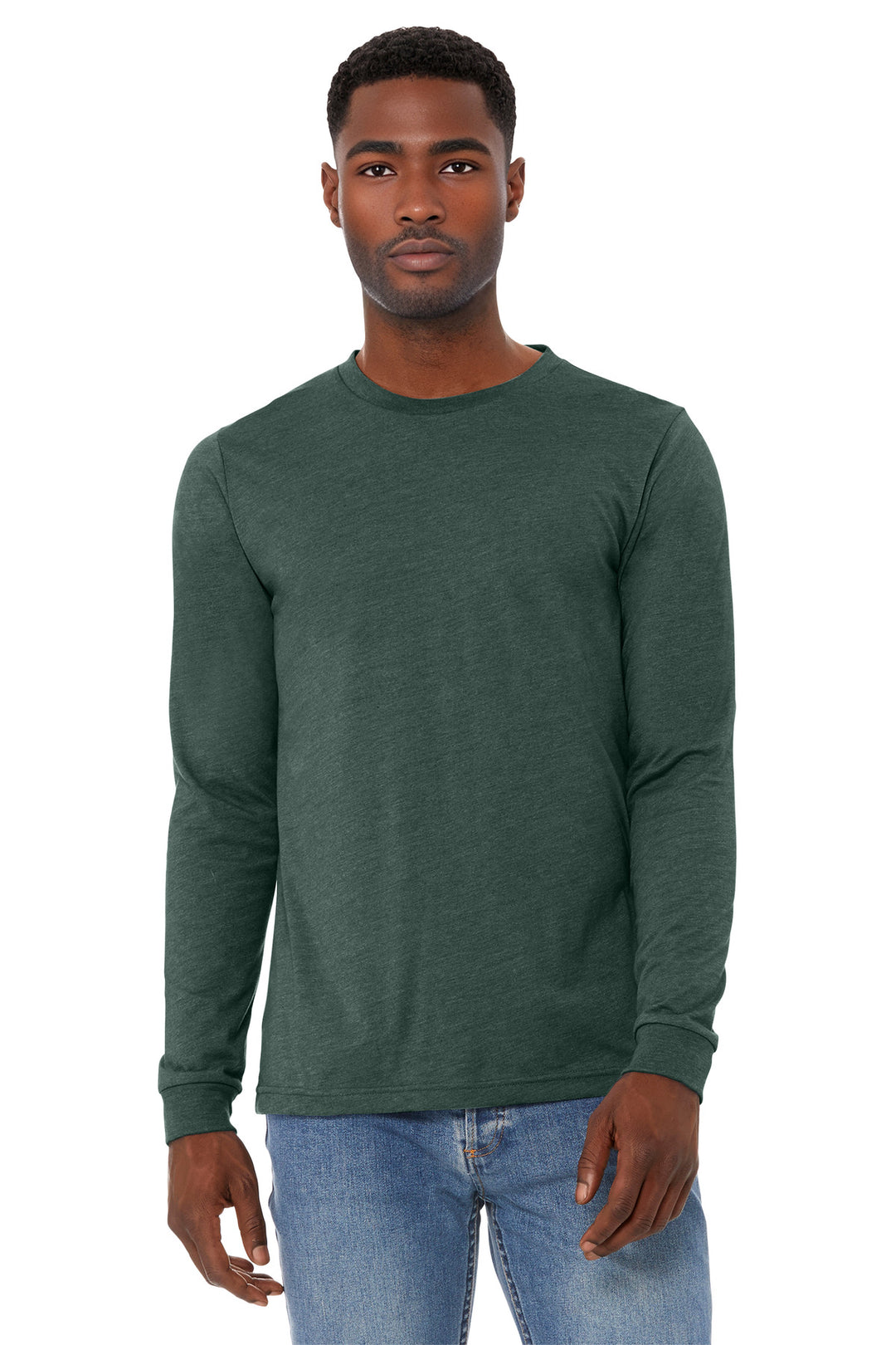 Bella + Canvas BC3501CVC BELLA+CANVAS  Unisex Heather CVC Long Sleeve Tee
