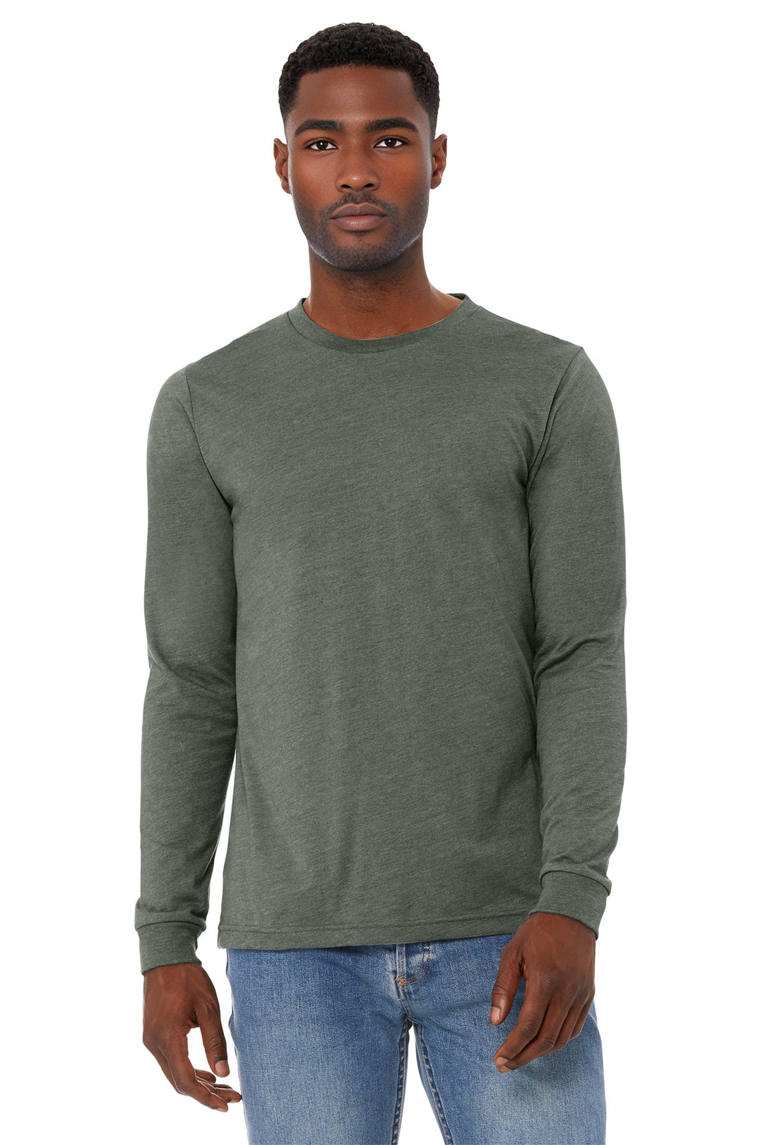 Bella + Canvas BC3501CVC BELLA+CANVAS  Unisex Heather CVC Long Sleeve Tee
