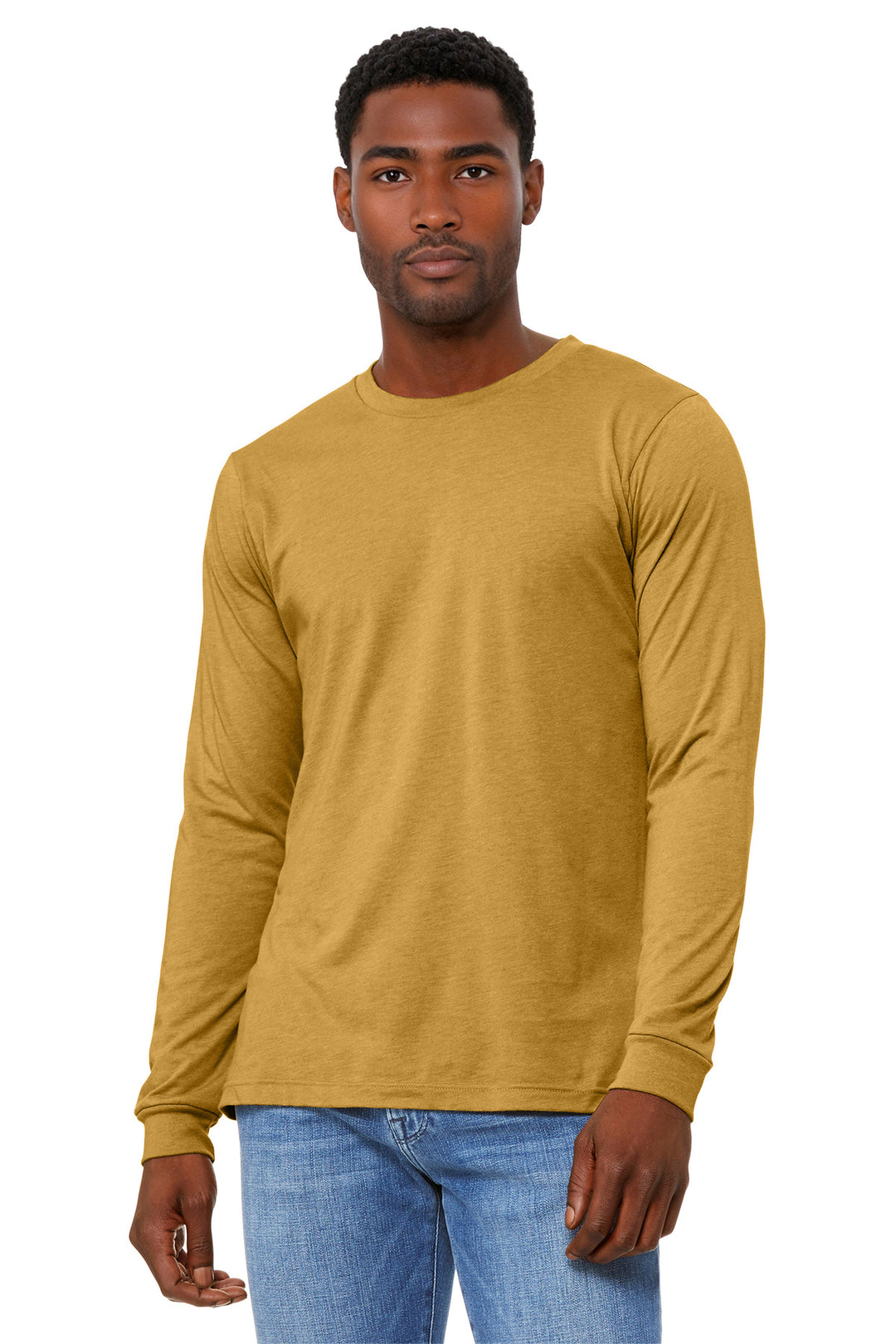 Bella + Canvas BC3501CVC BELLA+CANVAS  Unisex Heather CVC Long Sleeve Tee