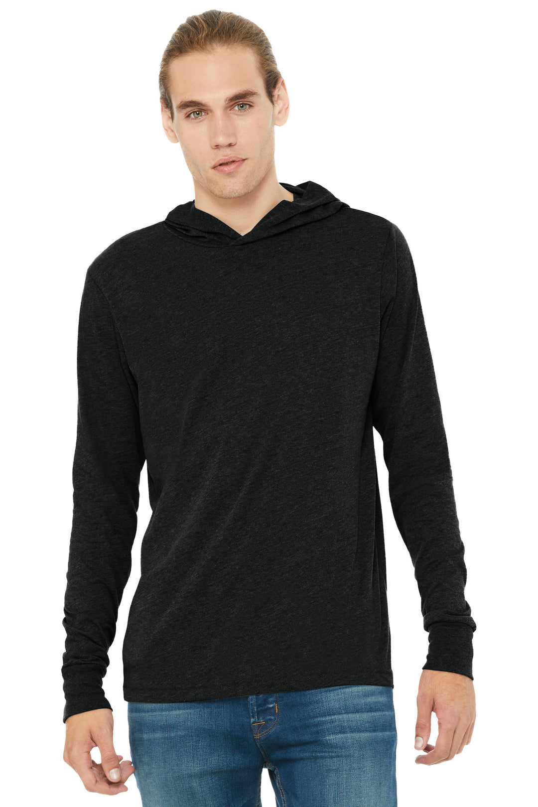 Bella + Canvas BC3512 BELLA+CANVAS  Unisex Jersey Long Sleeve Hoodie