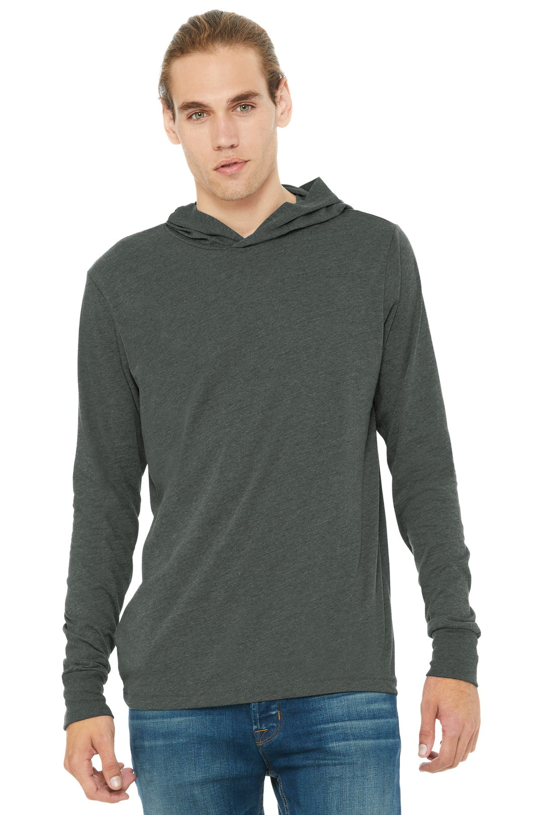 Bella + Canvas BC3512 BELLA+CANVAS  Unisex Jersey Long Sleeve Hoodie