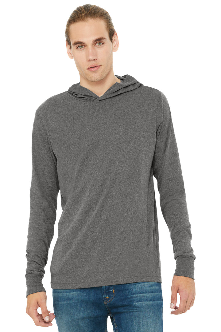Bella + Canvas BC3512 BELLA+CANVAS  Unisex Jersey Long Sleeve Hoodie